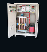 مثبت الجهد SVC ثلاثي الأطوار عالي الدقة من النحاس SBW-400kVA - معتمد من CE RoHS بكفاءة 98% وتصميم معياري للتعدين