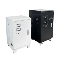 TND Series 5KVA Single Phase Voltage Stabilizer with 220V Output Servo Motor Control Copper Winding LCD Display