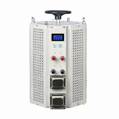 Hand-driven Variac Regulator Delivering Clean Sinusoidal Output Waveform